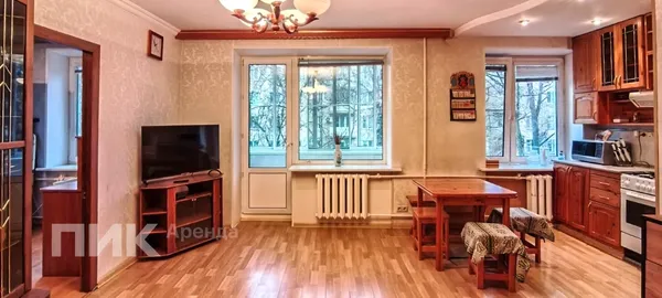 2-к квартира, 43.4м², 58100 ₽/мес — фото № 1 2-к квартира, 43.4м², 58100 ₽/мес — фото № 1