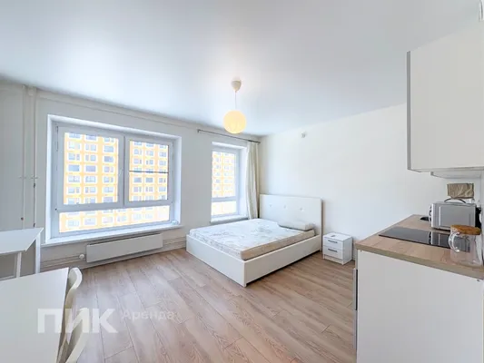 Студия, 27.1м², 62900 ₽/мес — фото № 1 Студия, 27.1м², 62900 ₽/мес — фото № 1